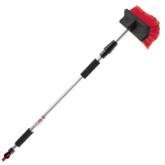 Щетка телескопическая для мойки автомобиля С подачей воды, 133-210 см Zi Power