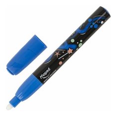 Маркер универсальный для любой поверхности MAPED, голубой, стираемый, 2 мм, 743510