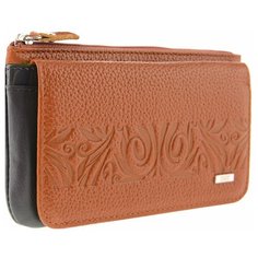 Кошелек инканто янтарь Esse, софти рыжий/синий/тис, 66100