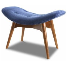 Оттоманка Contour, синий/коричневый I Modern