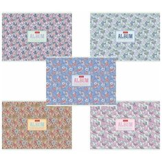 Альбом для рисования А4 32 л скоба, матовая ламинация, HATBER, 205х290 мм, "Аромат грез", 32А4лтВ