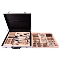 FISSMAN Набор столовые приборы в кейсе 72 пр. RADISSON GOLD