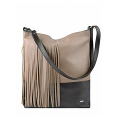 Сумка женская Esse, джесси PRALINE 76073 бежевый/шоколад