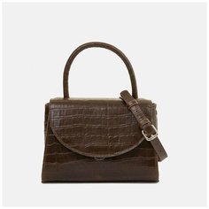 Сумка женская Афина 542 коньяк крокодил Afina