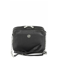 Клатч кожаный Афина, 129 чёрный Afina