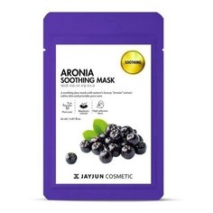 JAYJUN Маска для лица JAYJUN Aronia soothing mask тканевая успокаивающая с черноплодной рябиной 27 мл
