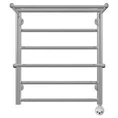 Электрический полотенцесушитель TERMINUS Анкона П6 500x591 с полкой ТЭН HT-1 хром