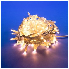 Гирлянда Uniel 07841, 1000 см, 120 ламп, теплый белый/белый провод