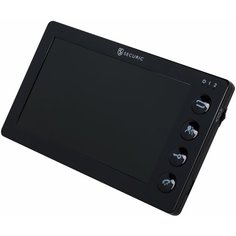 Цветной монитор видеодомофона 7" формата AHD, с детектором движения, функцией фото- и видеозаписи. Цвет черный Rexant