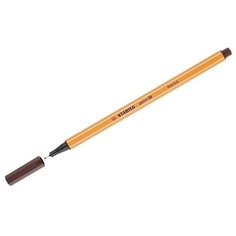 STABILO Ручка капиллярная Stabilo Point 88, 0.4 мм, 88/45, коричневый 45 цвет чернил