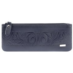 Ключник ридл INDIGO Esse, кожа синий тиснение, 74964