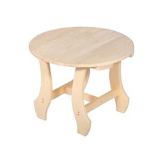 Столик круглый разборный 60*50 см,"Банные штучки"/1