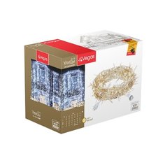 VEGAS 24V Электрогирлянда-конструктор "Занавес" 192 теплых LED ламп, 6 нитей, прозрачный провод, 1*4 м /32/4