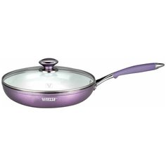 Сковорода Vitesse Jewelry Amethyst VS-2503, 20 см, с крышкой
