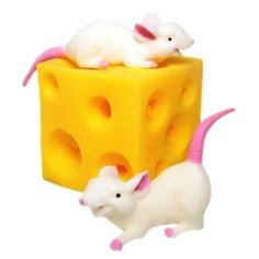 Игрушка-антистресс Dream Makers Поймай мышонка 80-9591 желтый