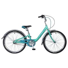 Подростковый горный (MTB) велосипед Novatrack Ancona 24 3 (2018) зеленый 12" (требует финальной сборки)
