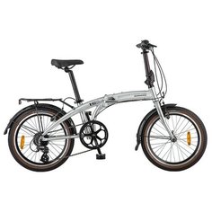 Городской велосипед Novatrack TG-20 8 (2018) серебристый (требует финальной сборки)