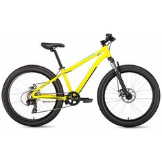 Подростковый фэт-байк FORWARD Bizon Mini 24 (2019) желтый 13" (требует финальной сборки)