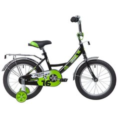 Детский велосипед Novatrack Urban 16 (2019) черный (требует финальной сборки)
