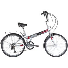 Подростковый городской велосипед Novatrack TG-24 Classic 6.0 NF (2020) серый (требует финальной сборки)