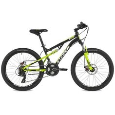 Подростковый горный (MTB) велосипед Stinger Discovery D 24 (2020) черный 14" (требует финальной сборки)