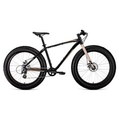 Велосипед FORWARD BIZON 26" черный/бежевый