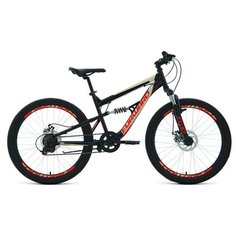 Велосипед FORWARD RAPTOR 24 2.0 черный/красный