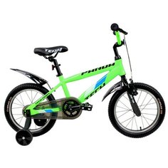 Велосипед 18" TechTeam Panda неоново-зеленый (алю)