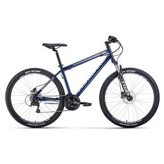 Велосипед FORWARD SPORTING 3.0 27,5 disc син/сер