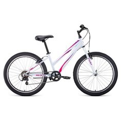 Велосипед FORWARD IRIS 24 1.0 (6 ск. р. 13") белый