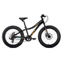 Велосипед FORWARD BIZON MICRO 20 черный/желтый