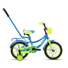 Велосипед FORWARD FUNKY 14 голубой/зеленый