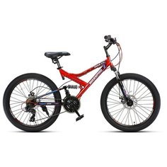 Велосипед SENSOR 24 ULTRA M2414-4 (красно-чёрный) Maxx Pro