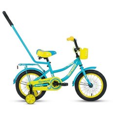 Велосипед FORWARD FUNKY 14 бирюзовый/желтый
