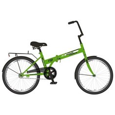 Велосипед NOVATRACK 20" складной, TG30, салатовый