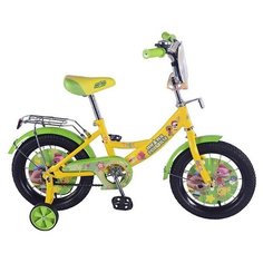 299439 Вело. дет.14" a- тип, щиток, багаж, страх. кол Mustang