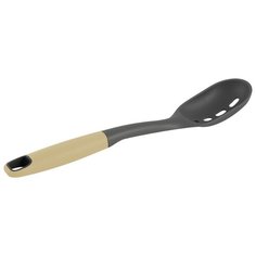 Ложка поварская Giaretti Virtuoso с отверстиями прочная сливочный крем