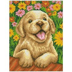 Алмазная мозаика Паутинка В саду, 18*24 см (ПАУ. М155)