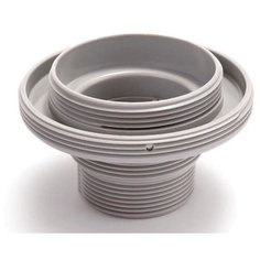 10744 Соединитель для бассейна с отверстиями 38мм, резьба 82мм Intex