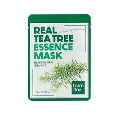 FarmStay Маска Real Tea Tree Essence Mask Тканевая для Лица с Экстрактом Чайного Дерева, 23 мл