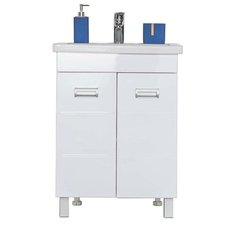 Тумба с раковиной Orange Таис Ta-60TUW+RA белый