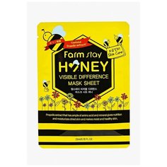 FARMSTAY Маска тканевая с экстрактом меда. Visible difference mask sheet honey, 23 мл.