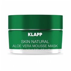 Маска-мусс для лица Klapp Skin Natural Aloe Vera Mousse Mask с экстрактом алоэ вера, 50 мл