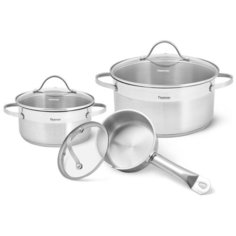 FISSMAN Набор посуды из нержавеющей стали EVITA 6 пр.