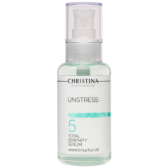 Сыворотка для лица Christina Unstress Total Serenity Serum Тоталь шаг 5, успокаивающая, 100 мл