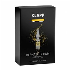 Сыворотка для лица Klapp Power Effect Bi-Phase Serum +Retinol двухфазная, с ретинолом, 3 шт х 1 мл