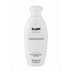 Тоник-эксфолиатор для лица Klapp Clean & Active Exfoliator Dry Skin для сухой кожи, 250 мл