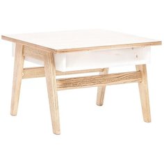 Стол Leset Сканди Дуб/Белый