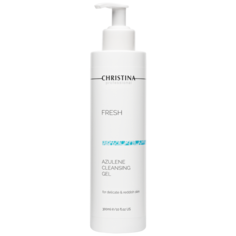 Гель для умывания Christina Fresh Azulene Cleansing Gel For Delicate & Reddish Skin азуленовый, очищающий, для чувствительной и склонной к покраснениям кожи, 300 мл