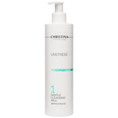 Молочко для лица Christina Unstress Gentle Cleansing Milk шаг 1, очищающее, 300 мл